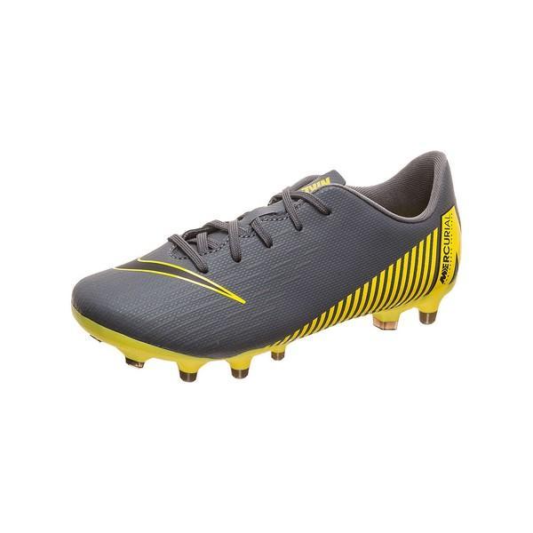 Chaussures de Football Multi-crampons pour Enfants Nike JR Vapor 12 Club Gris