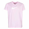 T-shirt à manches courtes enfant Nike Coton Rose