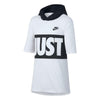 T-shirt à manches courtes enfant Nike B Nsw Tee Hoodie SS Jdi Band Blanc Noir