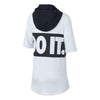 T-shirt à manches courtes enfant Nike B Nsw Tee Hoodie SS Jdi Band Blanc Noir