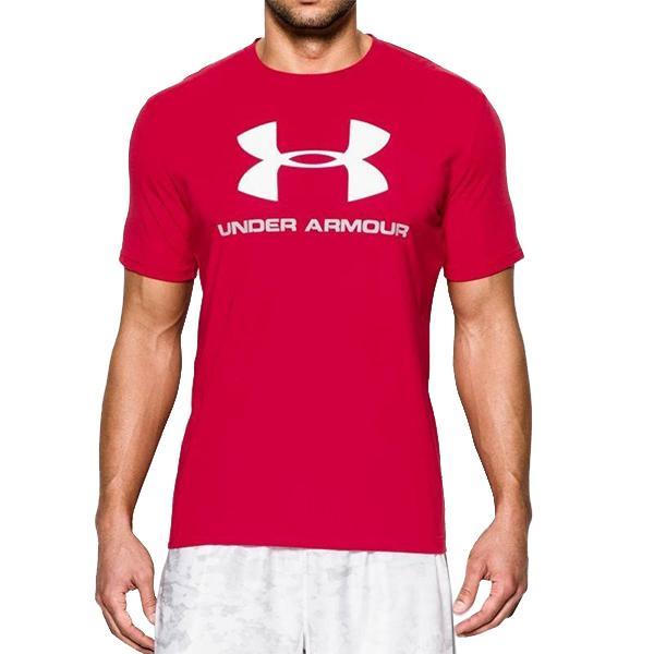 T-shirt à manches courtes homme Under Armour 1257615-600 Rouge (Taille l)